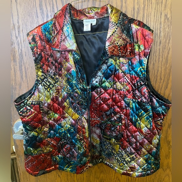 Coldwater Creek Vintage Velvet Vest - Picture 3 of 9